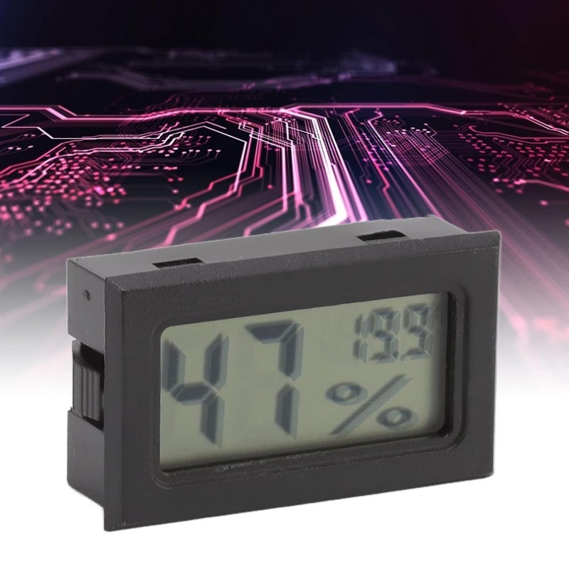 Fydun Electronic Thermometer Hygrometer Cigar Box Thermometer Cigar Cabinet Humidity Gauge - Image 2